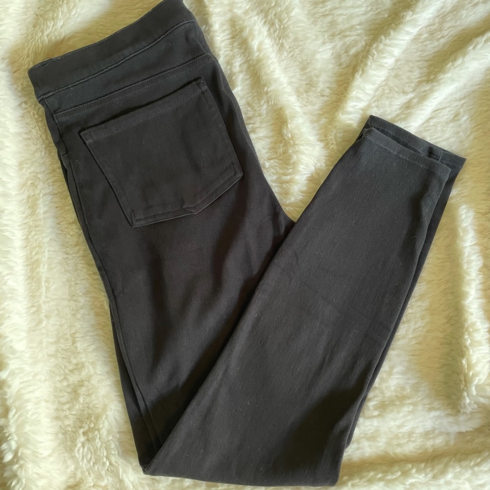 Jean-ish ankle leggings by Spanx